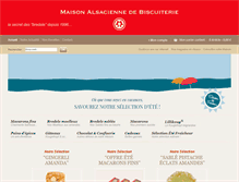 Tablet Screenshot of maison-alsacienne-biscuiterie.com